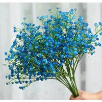 【DT】 hot  1Pcs Simulated Starflower Bouquet Plastic Spring Grass Dried Starflower Artificial Lovers Grass Wedding Home Decoration Flowers