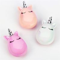 Cute Girl Heart New Cartoon Unicorn Portable Mini Folding Massage Comb Airbag Massage Anti-static Rainbow Comb