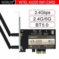 แบนด์คู่เริ่มต้น2.4Gbps เครือข่าย AX200NGW ไร้สาย PCI-E 1X AX200การ์ดสำหรับ Intel 2.4G/5Ghz 802.11Ac/Ax Wi-Fi อะแดปเตอร์5.0บลูทูธ