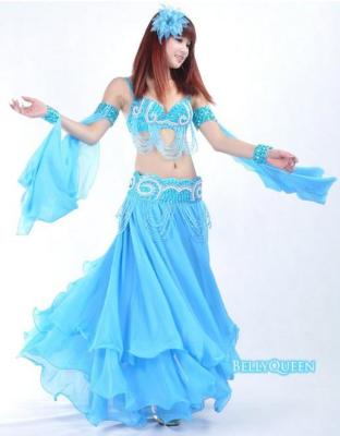 hot【DT】 1 piece chiffon Skirt dancing dress Belly Costume 14 colors