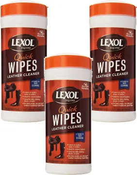  Lexol Leather Cleaner Quick Wipes - 75 Pre-Moistened