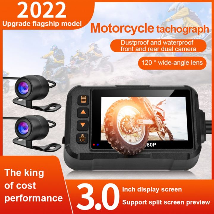 กล้องติดกล้องสำหรับรถจักรยานยนต์1080p-720p-กันน้ำติดรถมอเตอร์ไซด์-dvr-สำหรับติดมือจับเครื่องบันทึกวิดีโอการขับขี่อุปกรณ์มอเตอร์ไซค์