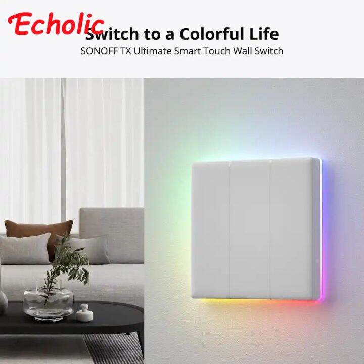 [Echolic] SONOFF Smart Wall Switch Fulltouch Access Wall Switch Alexa
