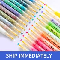 CHEN LIN ปากกาปากกาอะคริลิก12/18/24สีสำหรับหินปากกาปากการะบายสีจิตรกรปากกาวาดมังงะปากกาสีน้ำแบบทำมือ