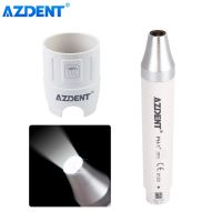 AZDENT ทันตกรรมไฟ LED ที่ถอดออกได้ Scaler Handpiece Fit สำหรับ Scaling Ultrasonic Scaler พร้อมประแจ