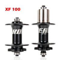 Koozer XF100 32รูเสาเหล็กทนทาน CRMO Freehub ตัวคาสเซ็ตต์5X100 5X135มม. QR 6สลักเกลียว HG 8-12S ศูนย์กลางจักรยานชิ้นส่วนจักรยานเอ็มทีบี