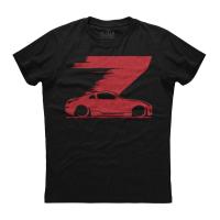 เสื้อยืดผ้าฝ้าย เสื้อยืดแขนสั้นลําลอง พิมพ์ลายตัวอักษร Z Speedy Red Car สีดํา เข้ากับทุกการแต่งกาย สําหรับผู้ชาย 965914  ES7M