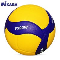 ❖▤ Mikasa ลูกวอลเลย์บอลมาตรฐาน No. 5 V300W สําหรับฝึกซ้อมวอลเลย์บอลในร่ม และกลางแจ้ง