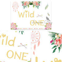 [In stock]wlid one ผ้าพื้นหลังตกแต่งวันเกิดตามธีม ผ้าแขวนอุปกรณ์ตกแต่งสำหรับสตูดิโอถ่ายภาพปาร์ตี้