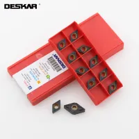 10PCS DESKAR DNMG150608-PM LF3018 เครื่องตัดเครื่องกลึงซีเอ็นซีตัดคาร์ไบด์แทรกเครื่องมือชิ้นส่วนเครื่องมือกลึงเครื่องมือสําหรับเหล็กหล่อ