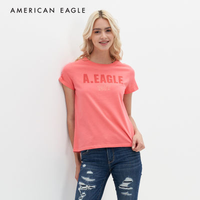 American Eagle Slim Classic Tee เสื้อยืด ผู้หญิง สลิม คลาสสิค (NWTS 037-8743-199)