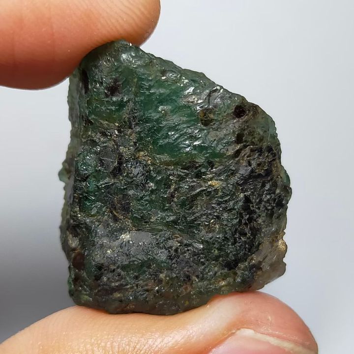 พลอย-ก้อน-ดิบ-มรกต-เอมเมอรัล-ธรรมชาติ-แท้-natural-emerald-หนัก-59-4-กะรัต