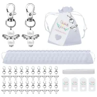 Angel Keyring,20Pcs Party Favours Wedding for Communion Confirmation Keyring Girls Thank You Gift