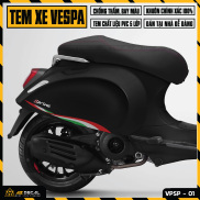 Tem Rời Dán Xe Vespa Sprint Primavera LX GTS Italia VP01 Decal Chế Xe Máy