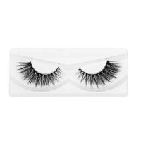 AWEI1 10คู่ขนตาสามมิติ Easy-ถอดก้านคอตตอน Faux Mink Hair Eye Lash สำหรับสตรี