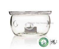 Flat Bottom Clear Glass Teapot Tealight Warmer B-202B