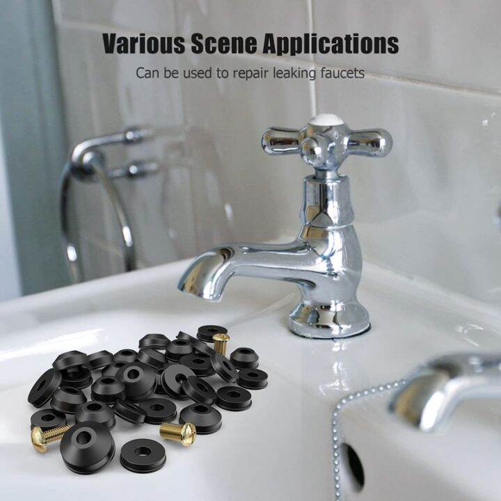 58-pack-faucet-washers-replacement-kit-flat-and-beveled-rubber-faucet-washers-and-brass-bibb-screws-assortment