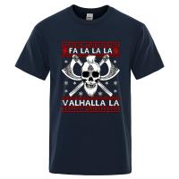 Fa La La La Valhalla La Ugly Christmas T Shirts Mens Tshirts Cotton Gildan