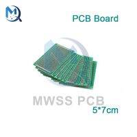 【CW】 Sided Prototype PCB Breadboard 5x7 cm FR4 Glass 50x70 mm Diy Tinned Circuit Expansion Board Module