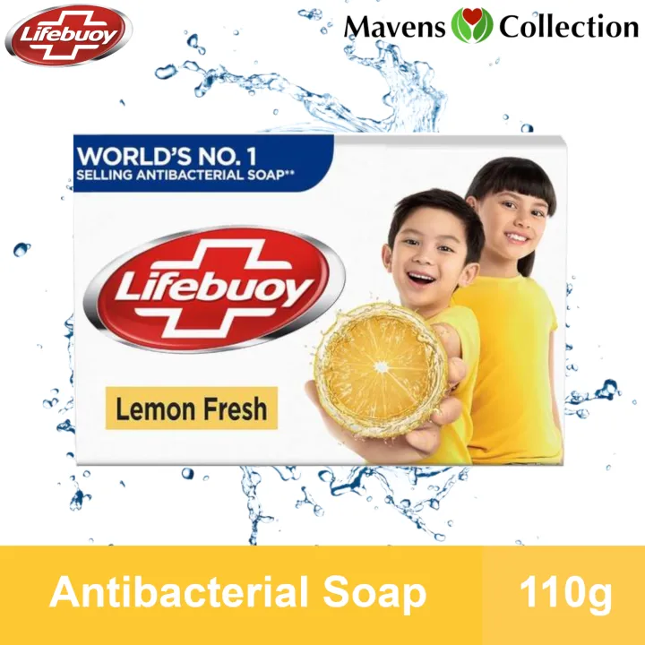 Lifebuoy 110g Antibacterial Soap Lemon Fresh Fights 99 9 Of Germs By