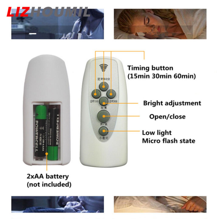 lizhoumil-ปลั๊กไฟไฟผนัง-led-อัจฉริยะพร้อมรีโมทคอนโทรล-e27-220v