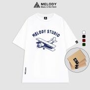 Áo Thun Unisex Nam Nữ Tay Lỡ Form Rộng Oversize Local Brand MELODY