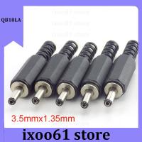 ixoo61 store 5pcs DC Male Power Plug Jack 1.35*3.5mm Adapter Connector For Laptop Electrical Socket Outlet DIY