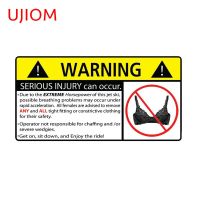 UJIOM Take Off Bra Warning Wall Sticker Bedroom Cartoon Sports Decal Waterproof Living Room Motorcycle Bathroom Decoration Wall Stickers Decals