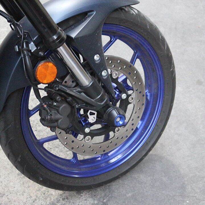 Bobine Forcellone In Alluminio CNC Per Yamaha MT-03 2018-2026 – Set 2 Pezzi Per Supporto E Protezione, Facili Da Montare