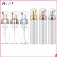 MIKI 1pcs อุปกรณ์อาบน้ำที่บ้าน พลาสติก เจลล้างมือ ของเหลว เครื่องจ่ายสบู่ ขวดโฟม คอนเทนเนอร์ปั๊ม