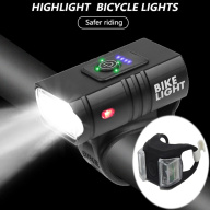 Đèn LED Xe Đạp T6 10W 800LM 6 Chế Độ Sạc USB Đèn Trước Xe Đạp Leo Núi thumbnail