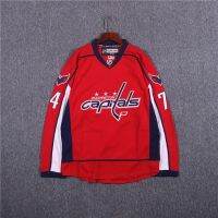 High quality olive clothing NHL Hockey Jersey European American Hip-Hop Street Sports Loose Long-Sleeved T-Shirt Mid-Length