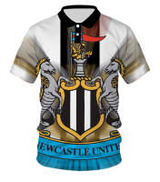 2023 new design- New Newcastle United F.C. Polo Shirt Short Sleeve Casual Cotton Mens Womens Polo T-Shirt 13