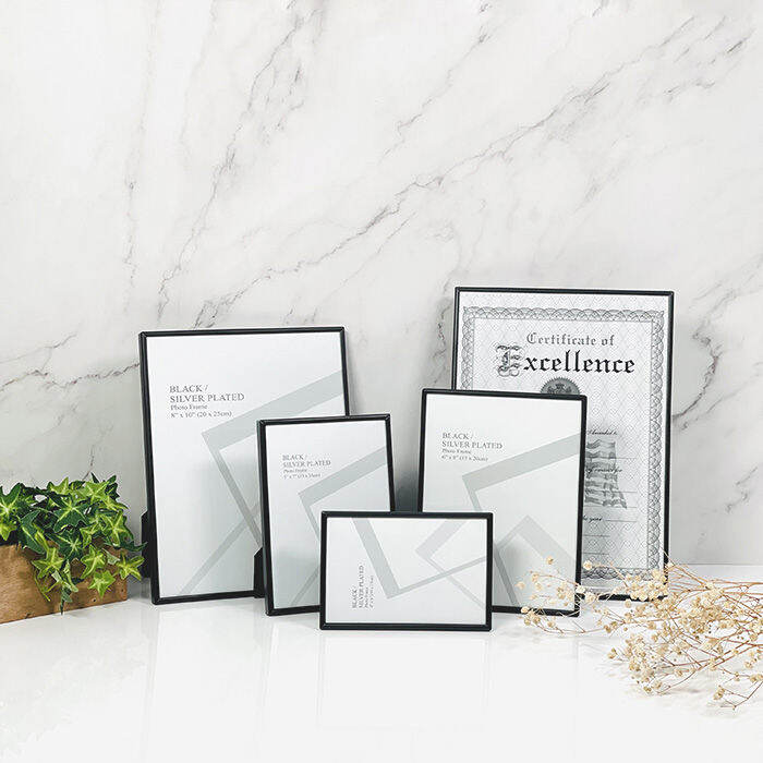 Minimalist Black Metal Photo Frame Lazada Singapore
