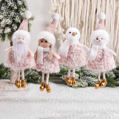【CC】┅✙✒  Dolls Ornaments Claus Elk Pendant Xmas Hanging Decoration New Year Kid GifT