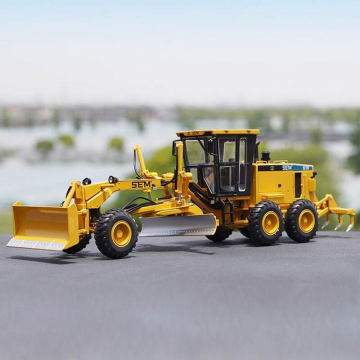 diecast-1-35-scale-sem919-grader-alloy-engineering-vehicle-model-construction-machinery-toy-for-fans-adult-collectible-gift