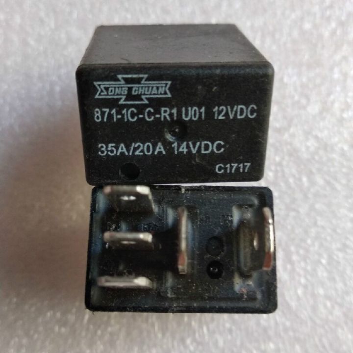 Holiday Discounts Spot 871-1C-C-R1 U01 12VDC New Car Relay 5 Pin 35A