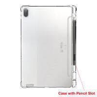 ดินสอ Solt Case สำหรับ Legion Y700 Xiaoxin Pad Pro 11.2 11.5 12.6 Plus แท็บเล็ต Clear Soft Air-กระเป๋ามุมผู้ถือปากกา
