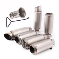 51mm 60mm Motorcycle Exhaust Silencer With DB killer Racing Escape Moto Muffler For PCX Tmax 530 Z900 Yamaha R6 MT07 FZ6