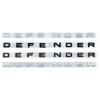 สติกเกอร์ Logo Huruf รถ3D ABS DEFENDER สติ๊กเกอร์และรูปลอกสำหรับพิทักษ์แลนด์โรเวอร์รถฝากระโปรงหน้าติดตัวนูนติดฝากระโปรงท้าย