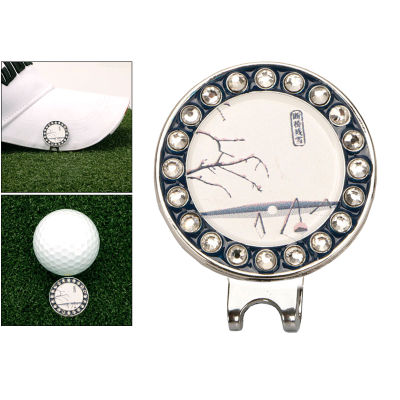 LazaraLifeMagnetic ลูกกอล์ฟ Marker กิ๊บติดหมวก Golf Putting การฝึกอบรมตำแหน่งเครื่องหมายอุปกรณ์เสริมกิ๊บติดหมวก S ถอดออกได้ Magnetic Golf Equip