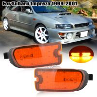 Car Front LED Lights for Subaru Impreza RS Coupe 1999 2000 2001 Sedan Turn Signal IndicatorFender Side Marker Blinker Light