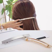 1Pc Simple Metal DIY Snap Hair Clips Gold Silver Girls Woman Hairpins Claw Barrettes For Ladies Adult Hair Hairgrips Hair Access