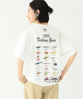 Original BEAMS joint Colum outdoor fishing illustrated cotton T-shirt loose function round neck short sleeves