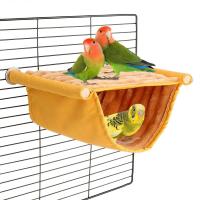 TEXPet Hanging Hammock Warm Nest Bed Parrot House Removable Washable Bird Cage Perch For Parrot Hamster Lovebird