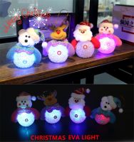 2021 New Christmas Decorations Luminous EVA Little Snowman Night Light Luminous Snowman Christmas Tree Pendant Ornaments