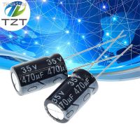 ஐ❏๑ 10PCS Higt quality 35V470UF 10x17mm 470UF 35V 10x17 Electrolytic capacitor