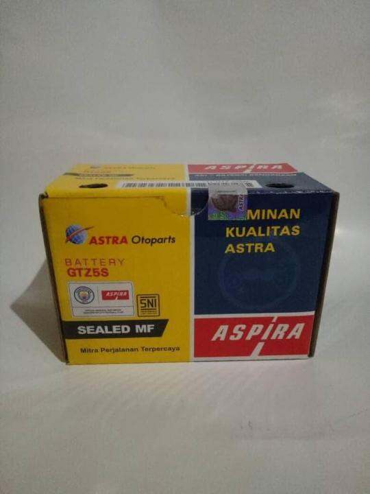 AKI MOTOR ASPIRA GTZ5S | Lazada Indonesia