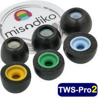 Misodiko TWS-Pro2หน่วยความจำโฟมหูฟังเปลี่ยนสำหรับ Fit Pro สตูดิโอบัด,Samsung Galaxy Buds, Soundcore เสรีภาพ