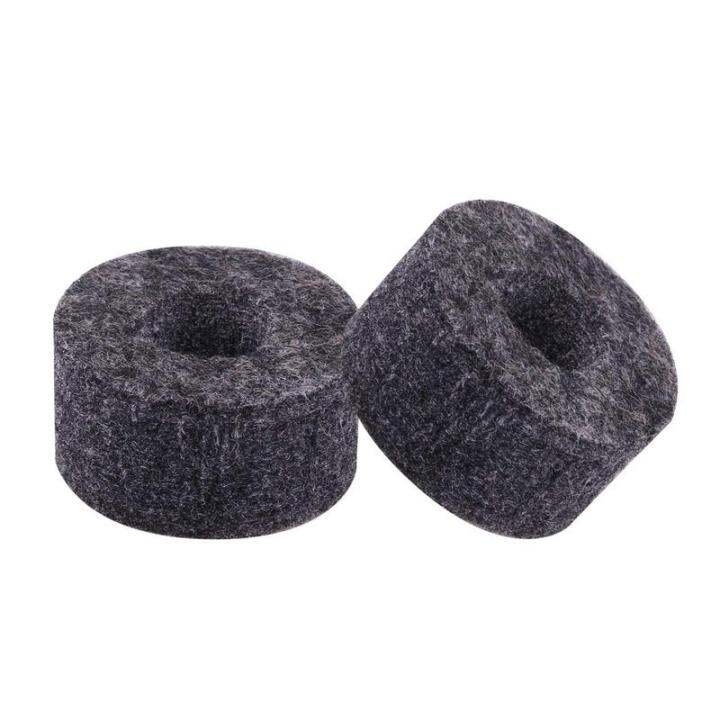 8pcs-cymbal-stand-25mm-felt-washer-2pcs-cymbal-sleeves-replacement-for-shelf-drum-kit